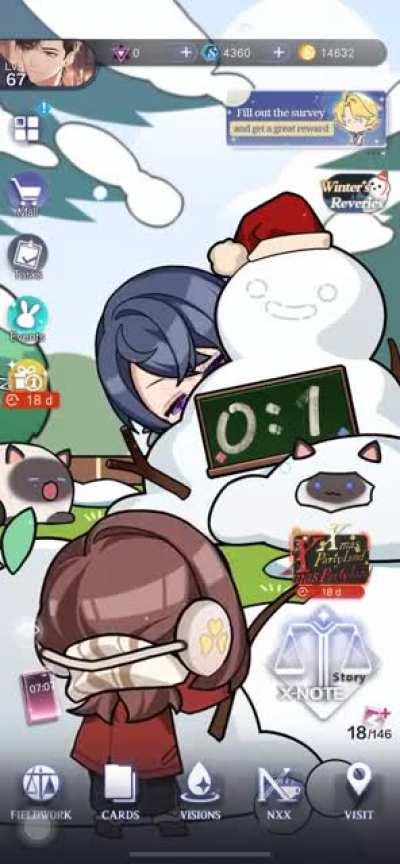 Just Rosa getting annoyed by Marius during their snowball fight ❄️☃️