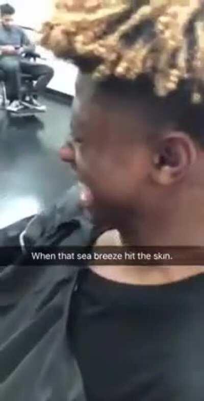 Man's moaned at the end