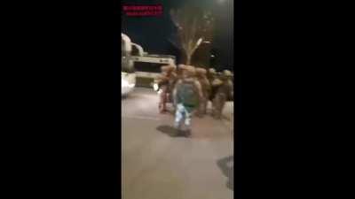 Chinese People's Armed Police and other military units deployed to somewhere in Rizhao, Shandong due to mass shooting