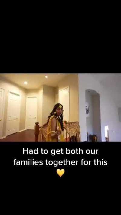 Indian wedding but make it cinematic.