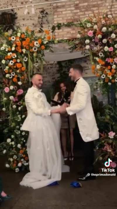 Meredith Marks from SLC officiated a wedding in Brooklyn  this past Sunday 💌