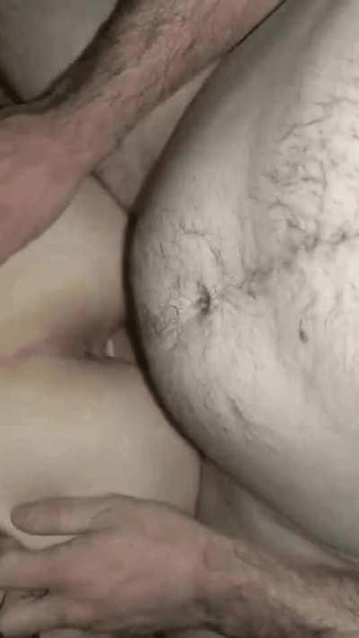 Big dick makes me cum so much I can't help but make puddles on his thick dick