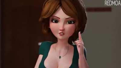 Aunt Cass helping out (redmoa) with sound