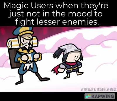 You don't have the CR to face me.