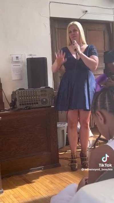 > Interracial couple getting married. Brides “friend” whom she isn’t really close with decides to speak on the wedding.