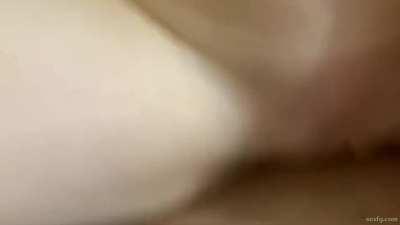 She is riding his dick and takes all his cum inside her amazing pussy