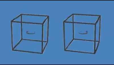 What the black magic fuckery! The boxes are not really moving!