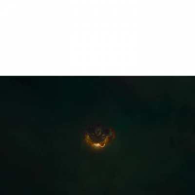 Adam Warlock from Guardians of the Galaxy 3 flying towards the camera with “Crazy On You” by Heart in the background