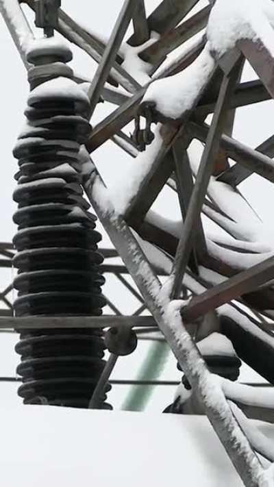 Video of what a Ukrainian energy facility looks like after russian rocket attacks - video courtesy Radio Svoboda (Radio Liberty)