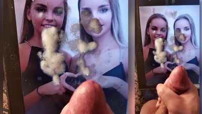 Averina sisters cum tribute Twins Porn GIF by yaichkict