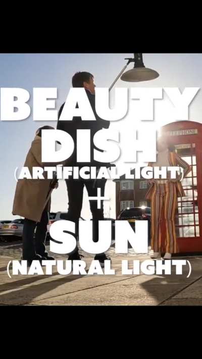 Behind the scenes of the photoshoot