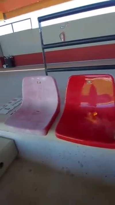 Restoring stadium seats