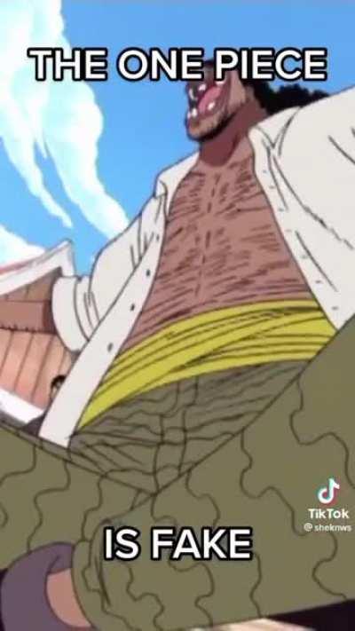 The One Piece.... IS FAKE
