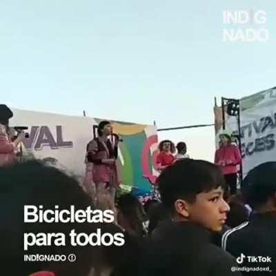 Mayra Mendoza Violo la Veda Electoral en el acto por el 