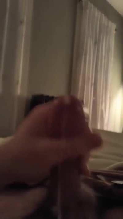 When you cum so hard you hit the camera...