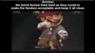 Mario spitting some fax