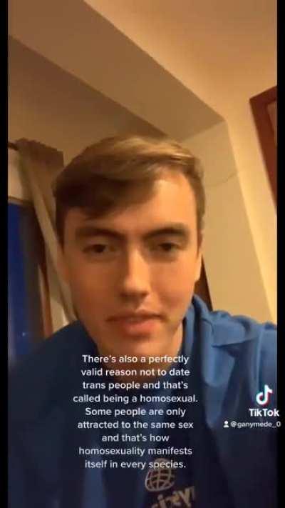 (sanity) tiktok user responds to transbian's message to cis lesbians