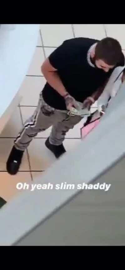 When the niggas Bruce owe bet money catch him at Lenox