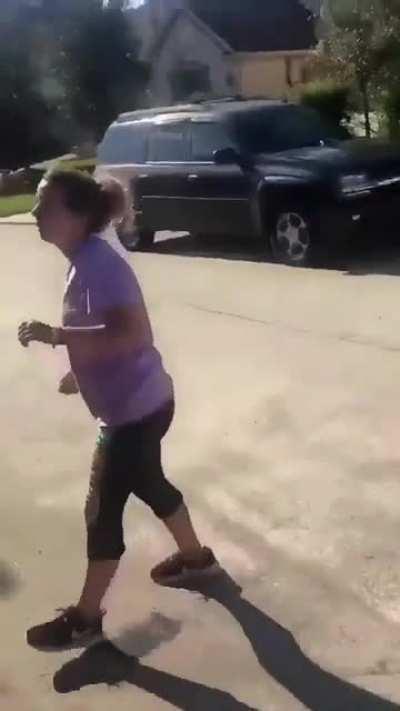 Getting beaten with your own weapon 💀