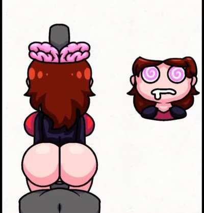 Personal project (smooth animation) about lullaby gf being hypnotized into ass and brain fucking