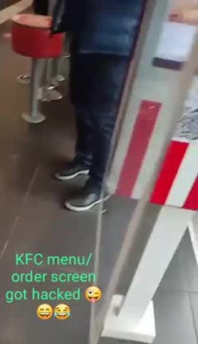 Ah caray! Ese KFC si me gusta.