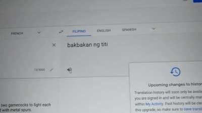 lumang random video sa isa sa mga folder sa laptop ko. bakbakan ng t***
