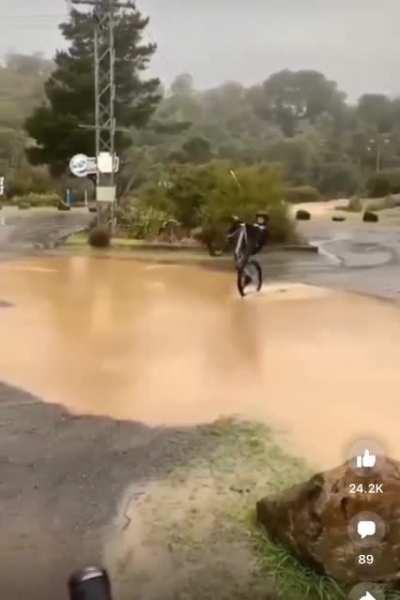 Staying dry is most important.