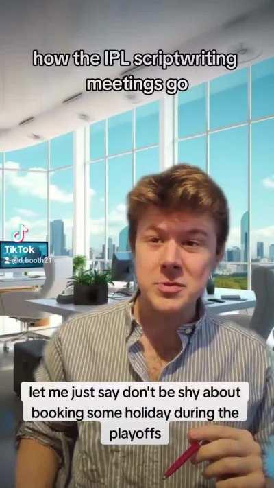 Leaked footage of IPL scriptwriting meetings