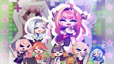 Caramelldansen with Coco and Kanata ft. HoloMyth