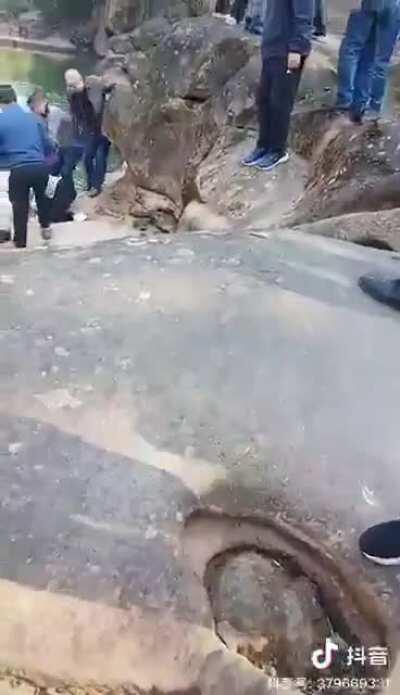 British diplomat jumps into a river to save drowning woman