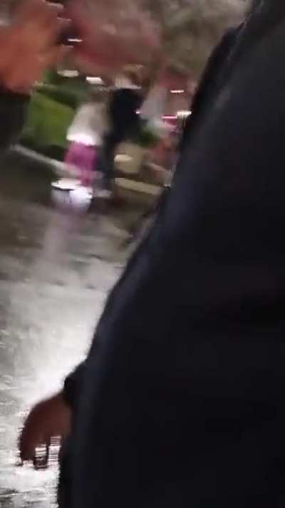 Two idiots scream at each other like children.