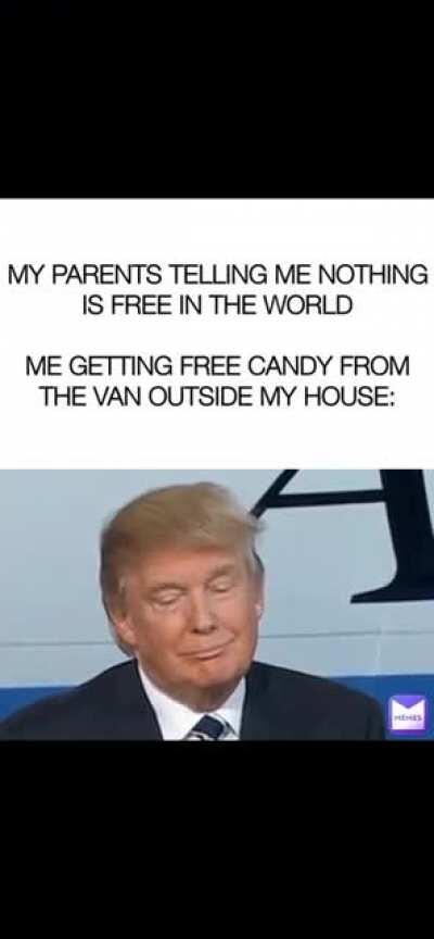 The van outside