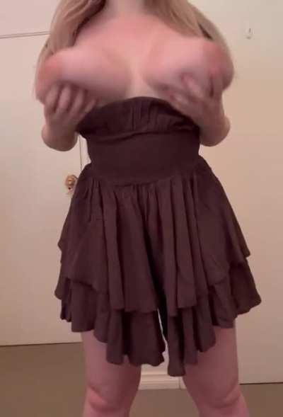 Can you tell this thing barely fits over my tits? :p