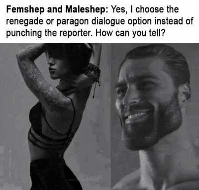 Way more satisfying to chew her out with words imo