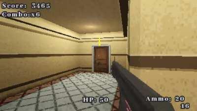 Just released my attempt at a (basic) arcade-styled FPS. 6 levels, 3 weapons and, of course, available for free.