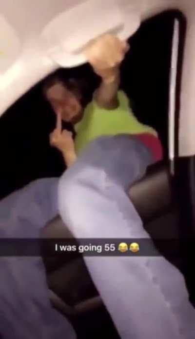 Idiot’s no longer in car