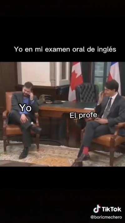 Cuando eres mechero y pones ingles basico en el curriculum.