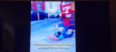 Gotta love that Popeye's chicken sandwich.