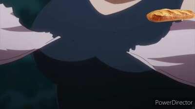 Uraraka rips her shirt to help a mushroom