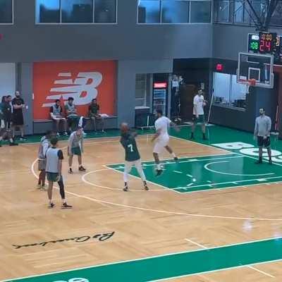 [Highlight] Some clips of Tatum and Brown playing one on one the last few days