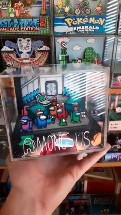 Among Us Cube Diorama