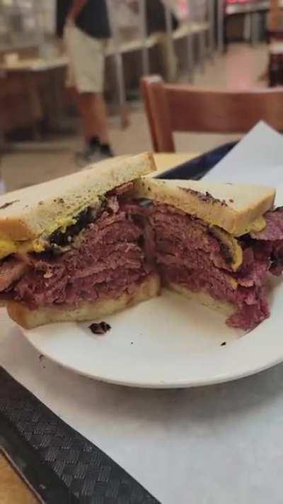 And now for your moment of Zen. Steam rising off of a extra juicy Katz