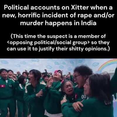 Average day on Indian Xitter