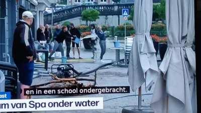 Wateroverlast in Spa