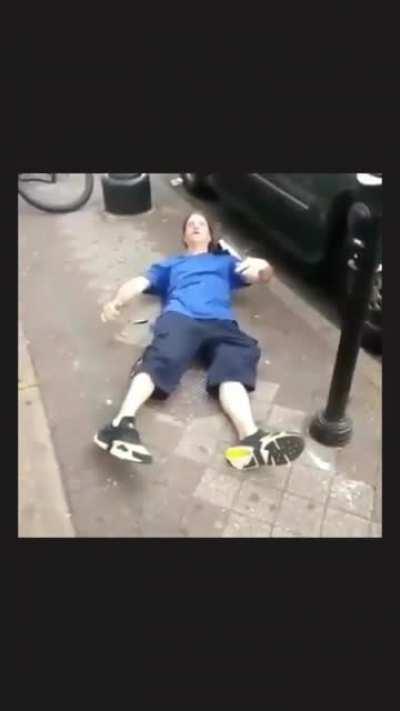 I guess someone told him to freeze