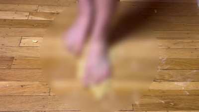 Mac n Cheese Squish and Squeeze Beneath My Feet