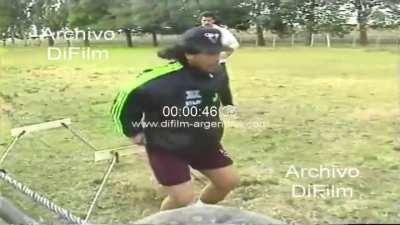 Nobody trains like this today...