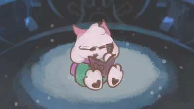 Ralsei after hanging out with Susie in ch2