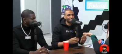 Girl confronts man on podcast about a comment he said about her off camera