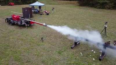 How many gloves can a supersonic baseball go through?
